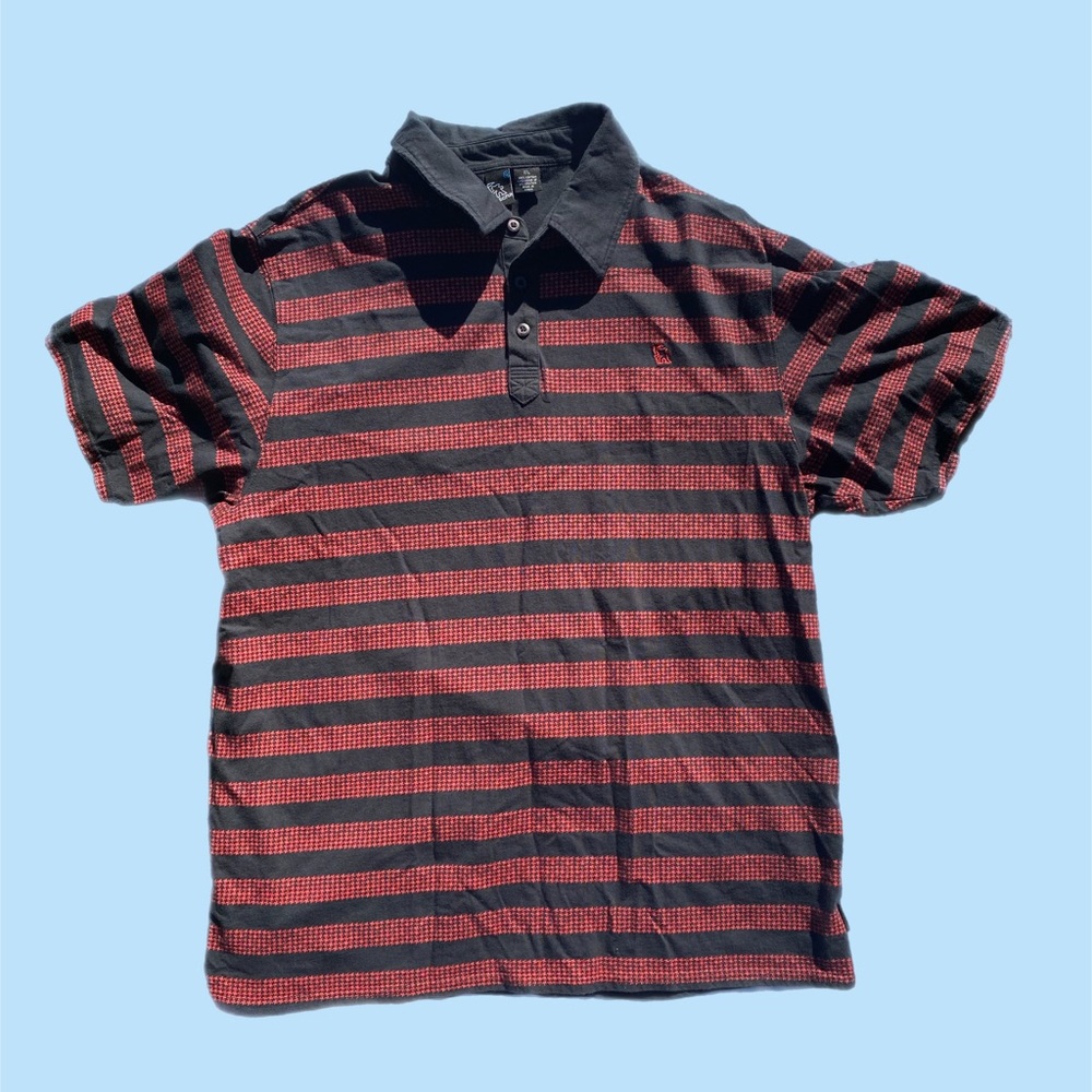 Gotcha polo shirt.